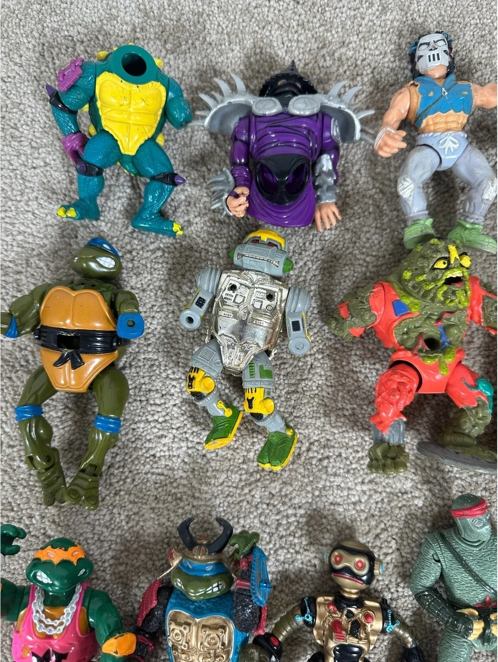 1980s 1990s VTG TMNT Teenage Mutant Ninja Turtles Action Figures Playmates Parts